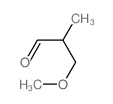 3-methoxy-2-methyl-propanal structure