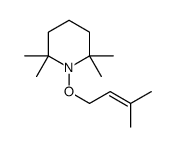 2,2,6,6-tetramethyl-1-(3-methylbut-2-enoxy)piperidine结构式