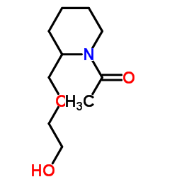 1-{2-[(2-Hydroxyethoxy)methyl]-1-piperidinyl}ethanone结构式