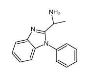 (1S)-1-(1-phenylbenzimidazol-2-yl)ethanamine结构式