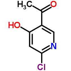 1-(6-Chloro-4-hydroxy-3-pyridinyl)ethanone结构式