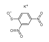 2,4-dinitrobenzensulfenic acid potassium salt结构式