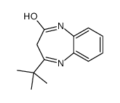 4-tert-butyl-1,3-dihydro-1,5-benzodiazepin-2-one Structure