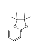 2-[(1E)-buta-1,3-dienyl]-4,4,5,5-tetramethyl-1,3,2-dioxaborolane结构式