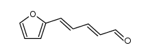 (2E,4E)-5-(furan-2-yl)penta-2,4-dienal结构式