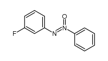 N'-(3-fluoro-phenyl)-N-phenyl-diazene-N-oxide Structure