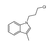 1-(3-Chloropropyl)-3-methylindole Structure