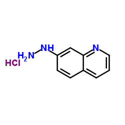 7-肼基喹啉盐酸盐结构式