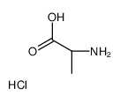 (2R)-2-aminopropanoic acid,hydrochloride Structure