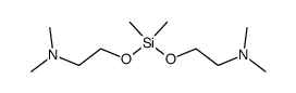 bis(N,N-dimethyl-2-aminoethoxy)dimethylsilane结构式