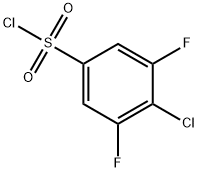 4-Chloro-3,5-difluorobenzenesulfonylchloride Structure