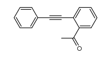 1-(2-(phenylethynyl)phenyl)ethanone Structure