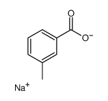 Sodium 3-methylbenzoate结构式