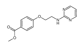 methyl 4-[2-(pyrimidin-2-ylamino)ethyloxy]benzoate结构式