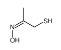 Mercaptoacetone oxime structure