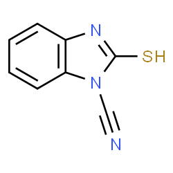 1H-Benzimidazole-1-carbonitrile,2,3-dihydro-2-thioxo-(9CI) Structure