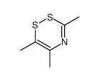 3,5,6-trimethyl-1,2,4-dithiazine Structure