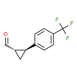 2-(4-TRIFLUOROMETHYL-PHENYL)-CYCLOPROPANECARBALDEHYDE结构式