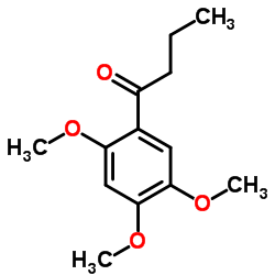 2,4,5-Trimethoxybutyrophenone结构式