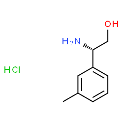 (S)-2-amino-2-(m-tolyl)ethanol hydrochloride structure