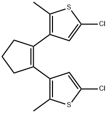 1,2-双(5-氯-2-甲基噻吩-3-基)环戊-1-烯图片