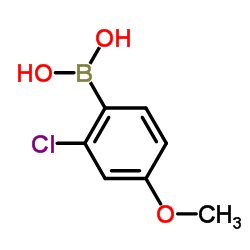 2-Chloro-4-methoxyphenylboronic acid Structure