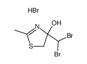 4-dibromomethyl-2-methyl-4,5-dihydro-thiazol-4-ol, hydrobromide Structure