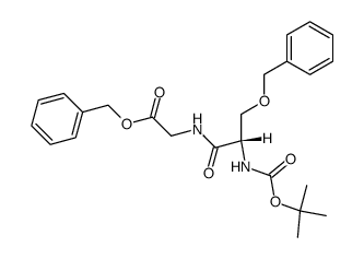 Boc-Ser(Bzl)-Gly-OBzl Structure