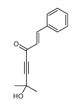 6-hydroxy-6-methyl-1-phenylhept-1-en-4-yn-3-one Structure