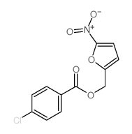 Benzoic acid,4-chloro-, (5-nitro-2-furanyl)methyl ester picture