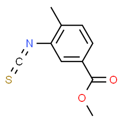 Benzoic acid, 3-isothiocyanato-4-methyl-, methyl ester (9CI)结构式