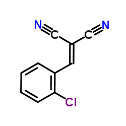 邻氯亚苄基丙二腈结构式