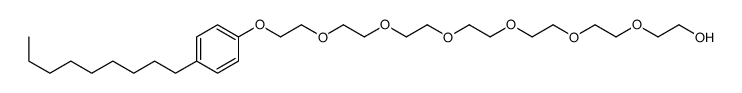 20-(4-nonylphenoxy)-3,6,9,12,15,18-hexaoxaicosan-1-ol Structure