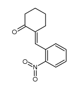 (E)-2-(2'-nitrobenzylidene)cyclohexanone结构式