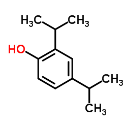 2,4-DIISOPROPYLPHENOL structure