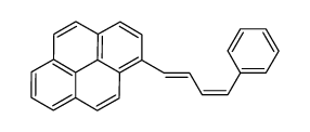 1-(4-phenylbuta-1,3-dienyl)pyrene Structure