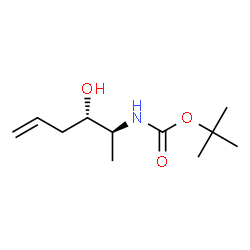 Carbamic acid, [(1R,2R)-2-hydroxy-1-methyl-4-pentenyl]-, 1,1-dimethylethyl structure