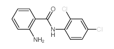 Benzamide,2-amino-N-(2,4-dichlorophenyl)-结构式