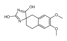 2-spirohydantoin-6,7-dimethoxytetrahydronaphthalene Structure