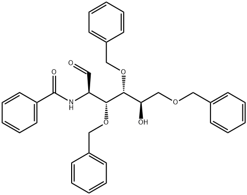 2-Benzoylamino-2-deoxy-3-O,4-O,6-O-tribenzyl-D-glucose picture