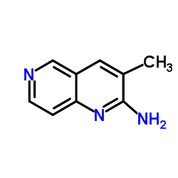 3-Methyl-1,6-naphthyridin-2-amine Structure