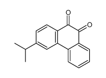 3-propan-2-ylphenanthrene-9,10-dione Structure