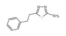 5-苯乙基-[1,3,4]噻二唑-2-胺结构式