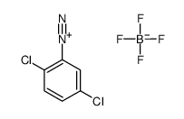 2,5-dichlorobenzenediazonium tetrafluoroborate Structure