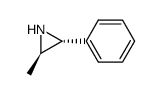 (2R,3R)-2-methyl-3-phenylaziridine结构式