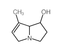 7-methyl-2,3,5,8-tetrahydro-1H-pyrrolizin-1-ol structure