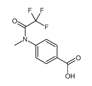 4-[methyl-(2,2,2-trifluoroacetyl)amino]benzoic acid结构式