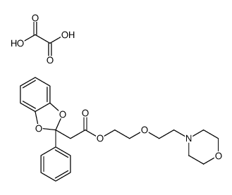 2-(2-Morpholinoethoxy)ethyl=2-phenyl-1,3-benzodioxole-2-acetate structure