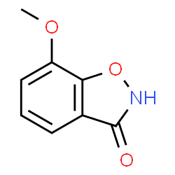 1,2-Benzisoxazol-3(2H)-one,7-methoxy-(9CI) structure