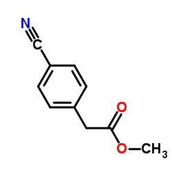 Methyl (4-cyanophenyl)acetate structure